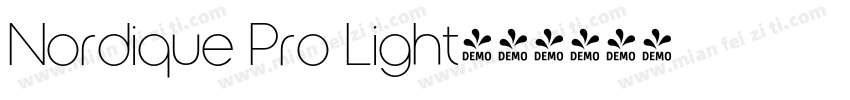 Nordique Pro Light字体转换